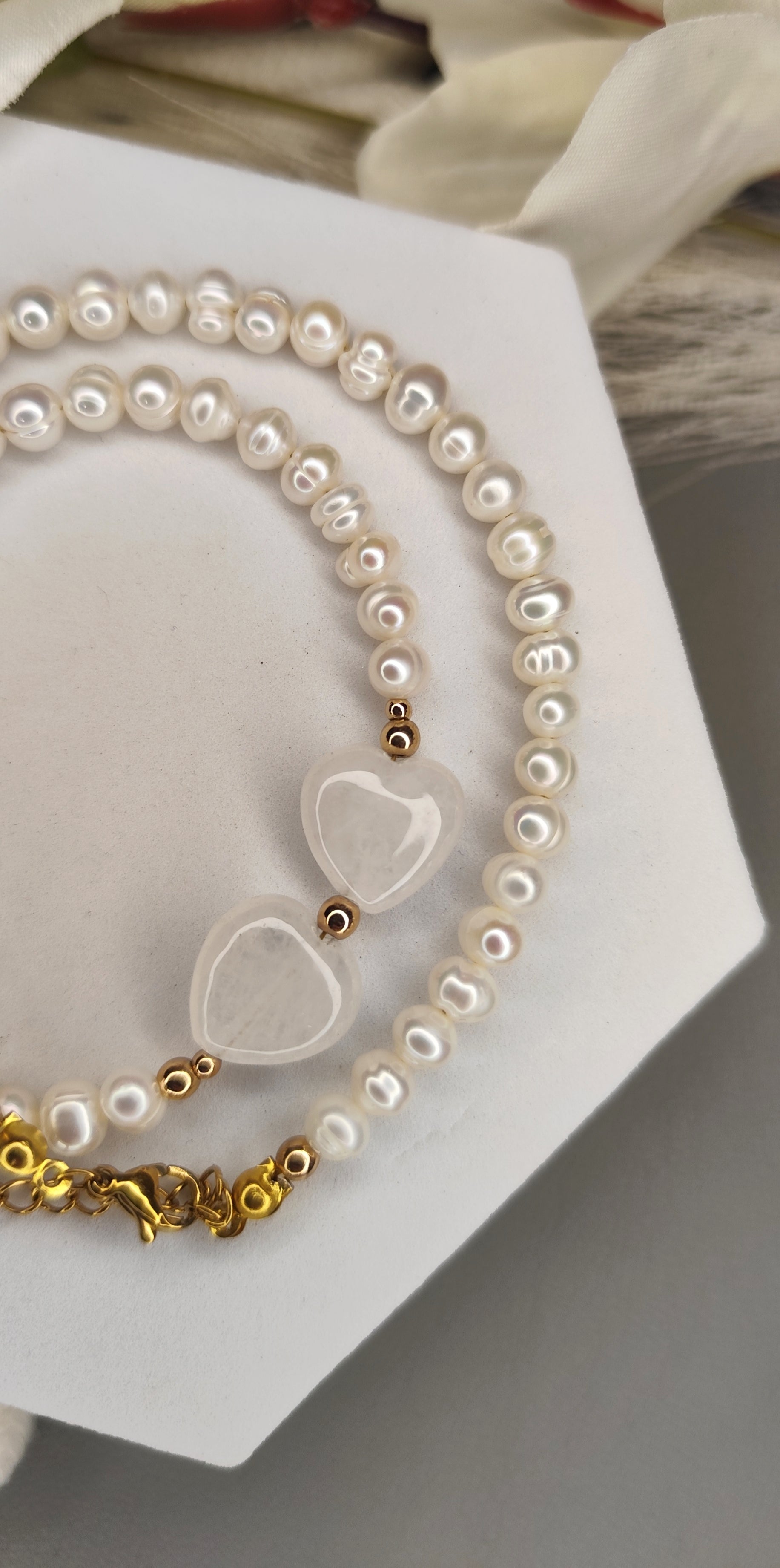 Perła z Kryształem Górskim 🤍