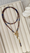 Lapis Lazuli i Granat z Wróżką 🧚 49 cm